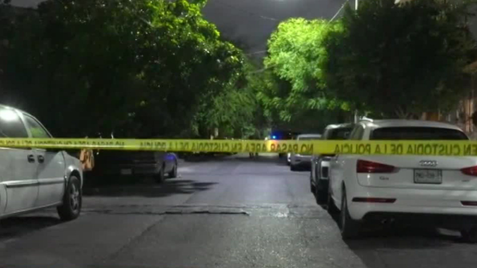 Calle donde asesinan a hombre